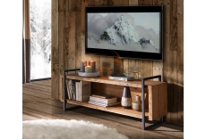 Porta tv in legno massello di abete